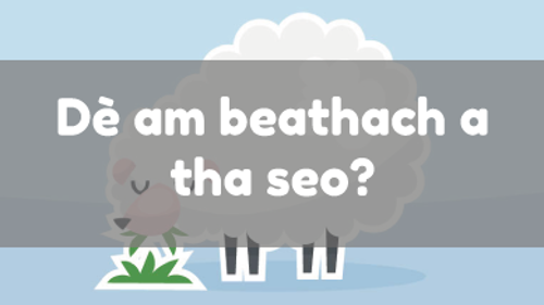 Dè am beathach a tha seo?